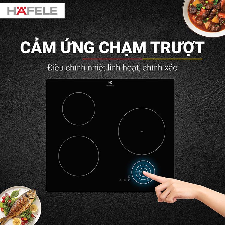 Bếp từ 3 vùng nấu Electrolux E6203IOK  QH246509 5